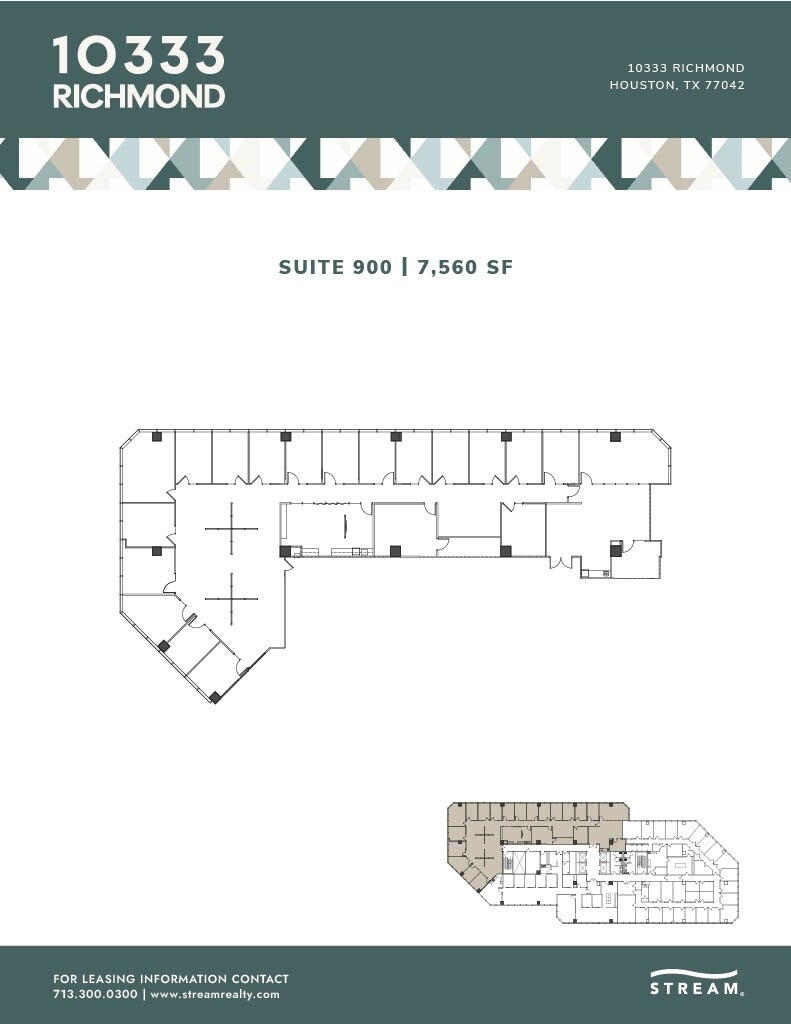 10333 Richmond Ave, Houston, TX à louer Plan d’étage– Image 1 sur 1