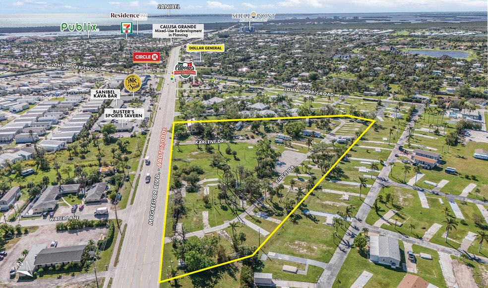 16600 McGregor Blvd, Fort Myers, FL à vendre - Aérien – Image 3 sur 8