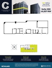 1390 Willow Pass Rd, Concord, CA à louer Plan d’étage– Image 1 sur 1