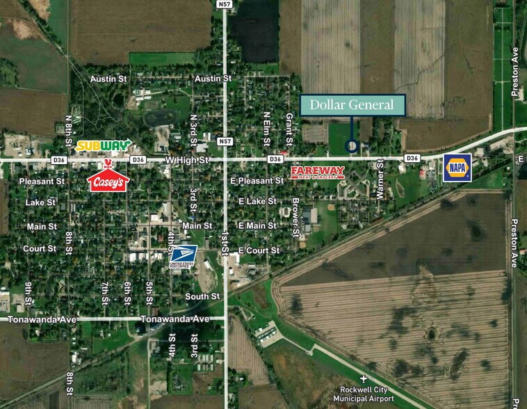 410 E High St, Rockwell City, IA à vendre - Photo de l’immeuble – Image 3 sur 3