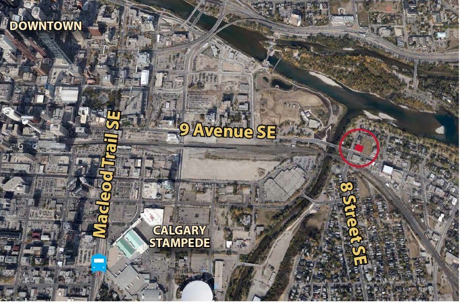 902 9th Ave SW, Calgary, AB à louer - Aérien – Image 2 sur 28