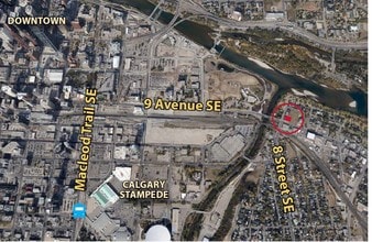 902 9th Ave SW, Calgary, AB - VUE AÉRIENNE  vue de carte - Image1
