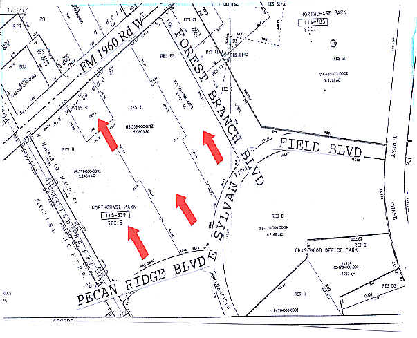 4407-4485 W FM-1960, Houston, TX à louer - Plan cadastral – Image 2 sur 6