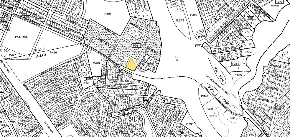 7639 Baltimore Annapolis Rd, Glen Burnie, MD à louer - Plan cadastral – Image 3 sur 3