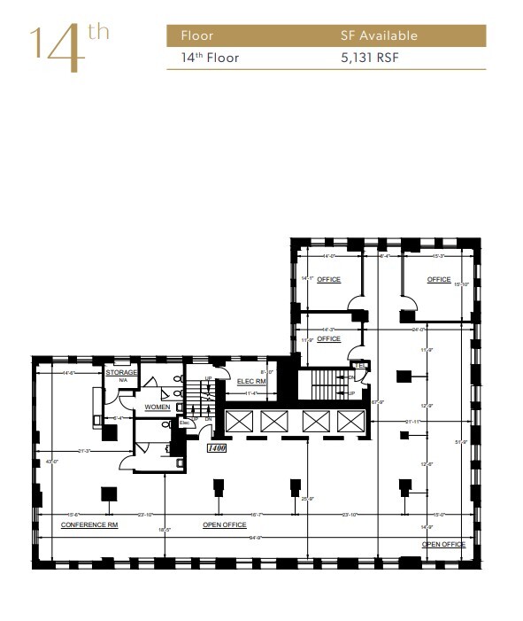 405 14th St, Oakland, CA à louer Plan d’étage– Image 1 sur 1