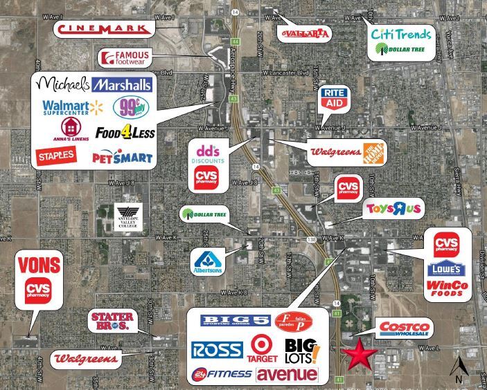 800-850 W Avenue L, Lancaster, CA à vendre - Photo de l’immeuble – Image 2 sur 2