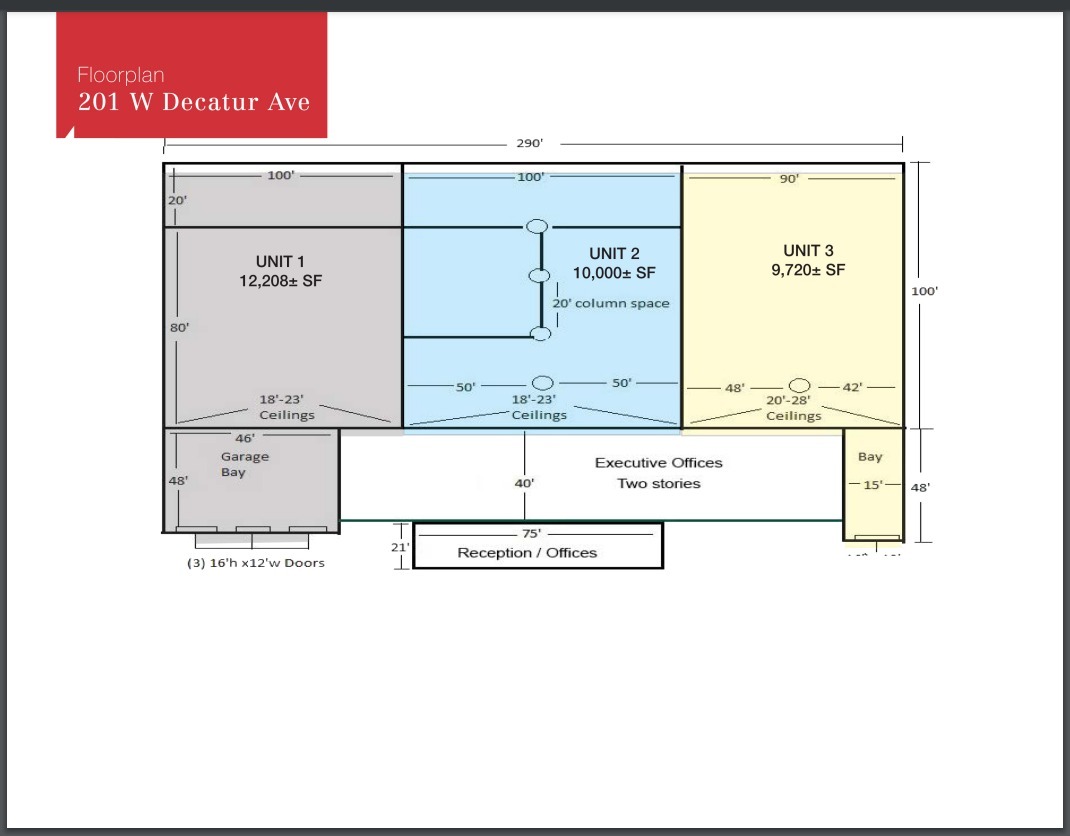 201 W Decatur Ave, Pleasantville, NJ à louer Plan d’étage– Image 1 sur 1