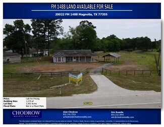 Plus de détails pour 20022 FM 1488 Rd, Magnolia, TX - Terrain à vendre