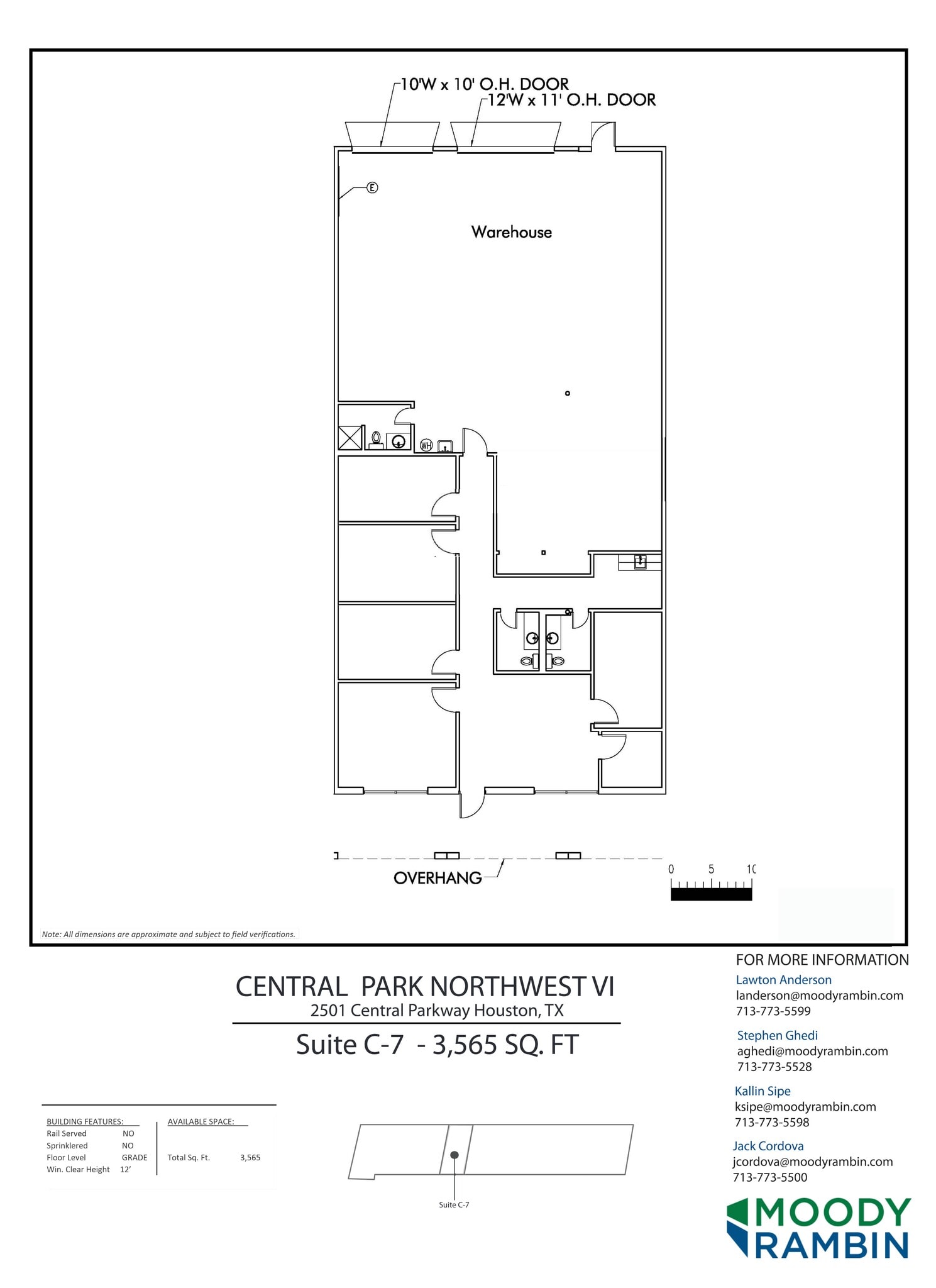 2501 Central Pky, Houston, TX à louer Plan de site– Image 1 sur 1