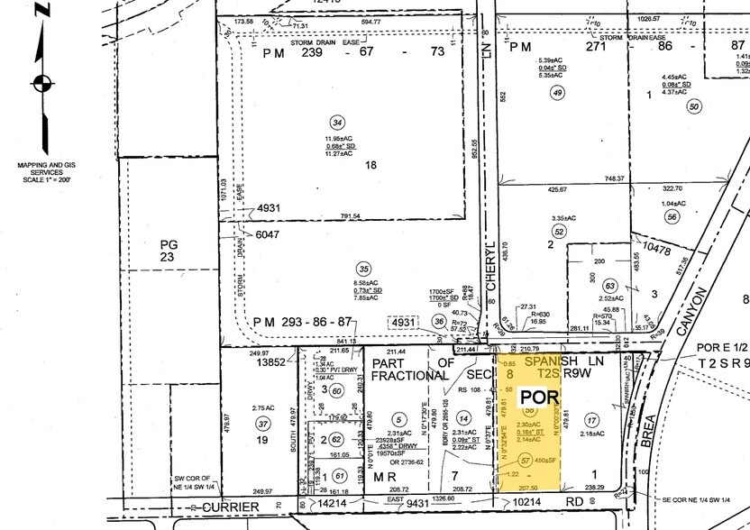 20947 Currier Rd, Walnut, CA à louer - Plan cadastral – Image 2 sur 8