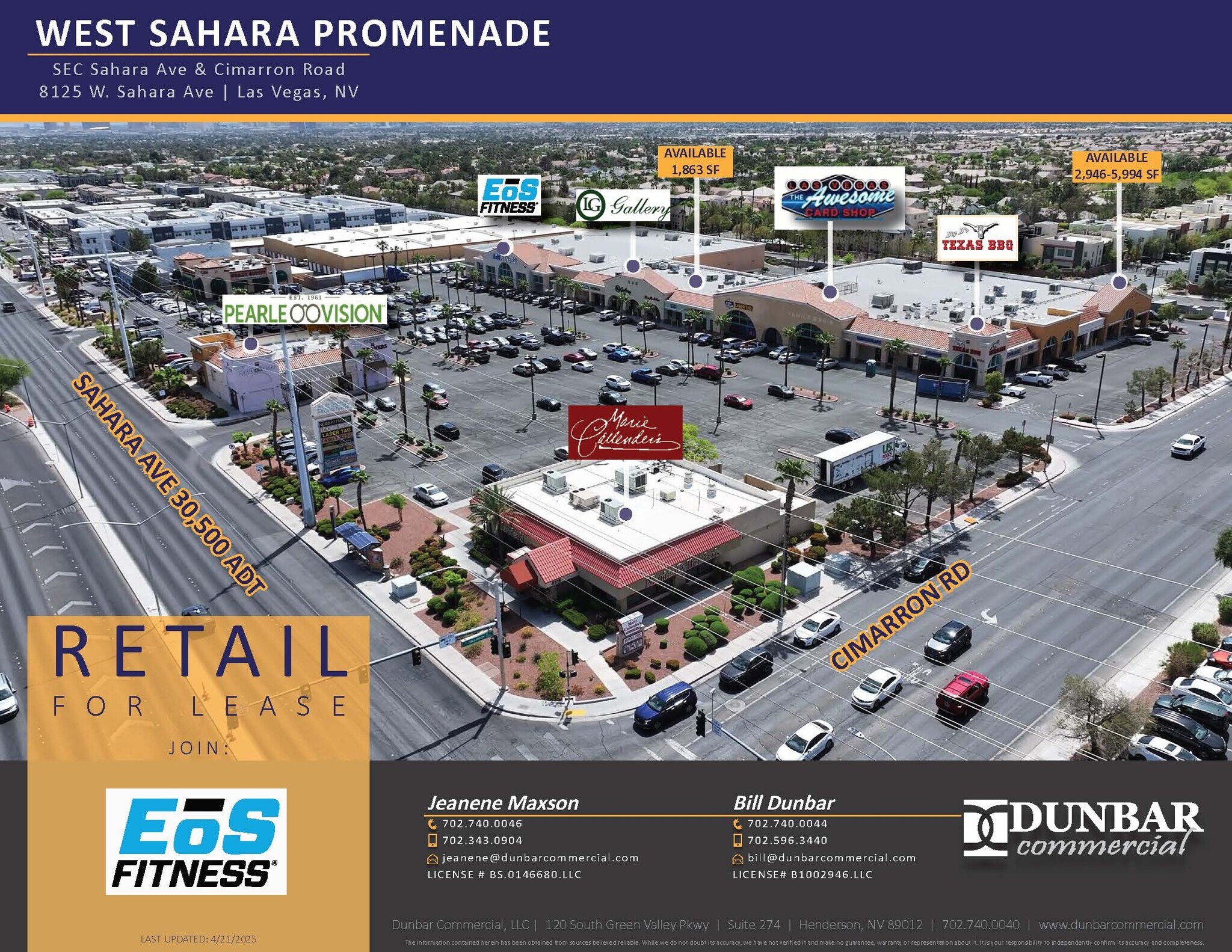 8125-8175 W Sahara Ave, Las Vegas, NV à louer Photo de l’immeuble– Image 1 sur 5