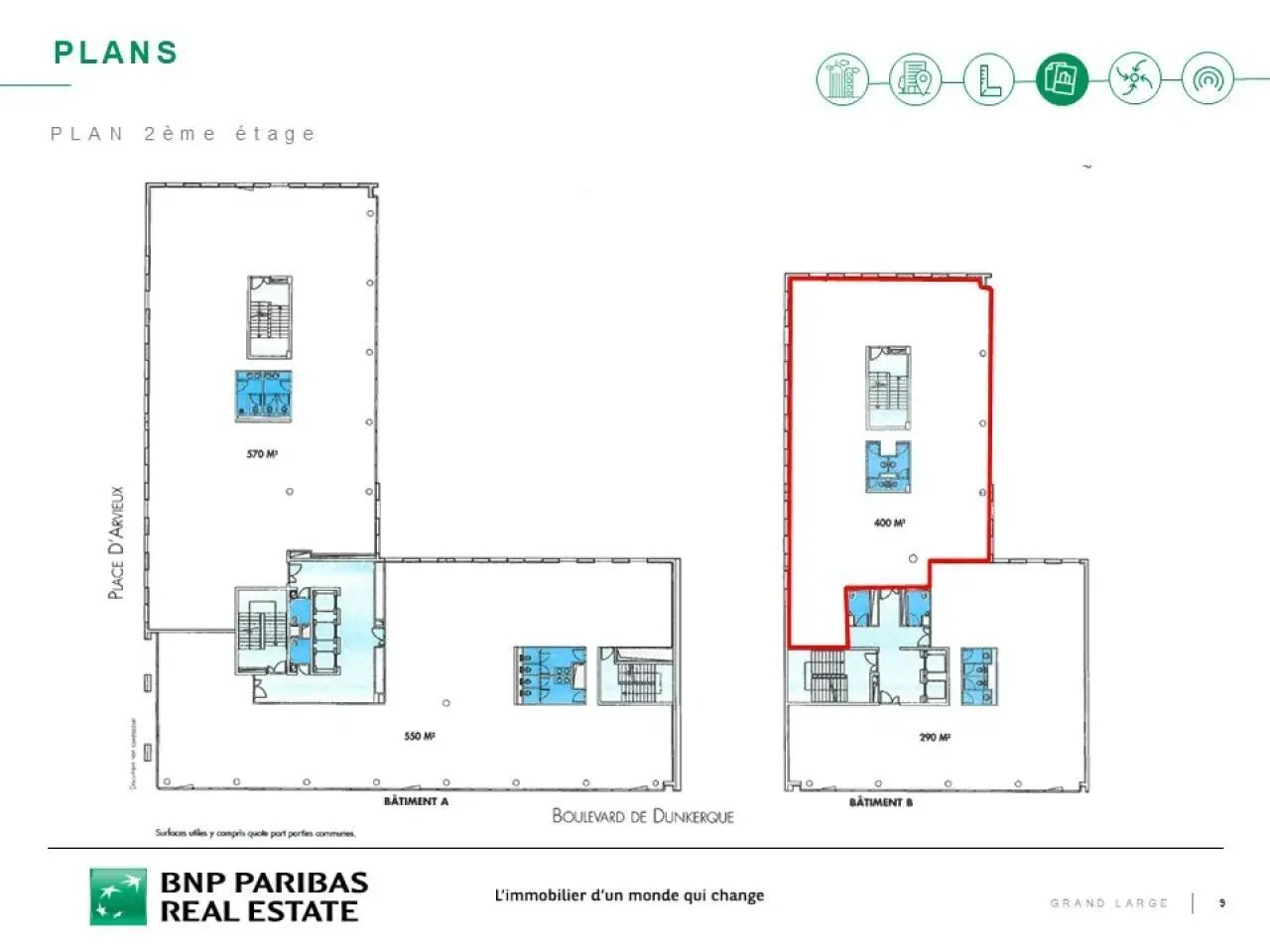 Bureau dans Marseille à louer Plan d’étage– Image 1 sur 1