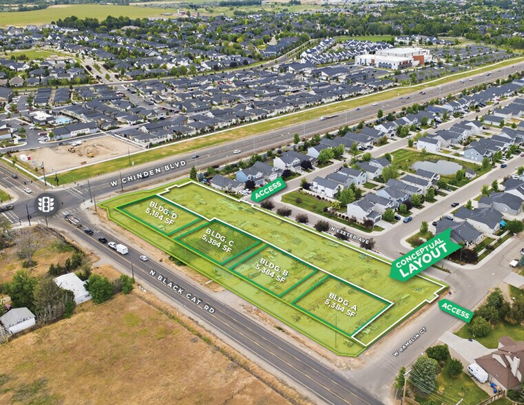 6280 N Black Cat Rd, Meridian, ID à louer - Photo de l’immeuble – Image 1 sur 6