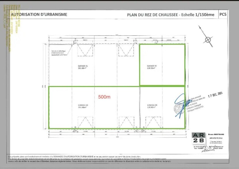 Local d’activités dans Biscarrosse à louer - Plan d’étage – Image 2 sur 2