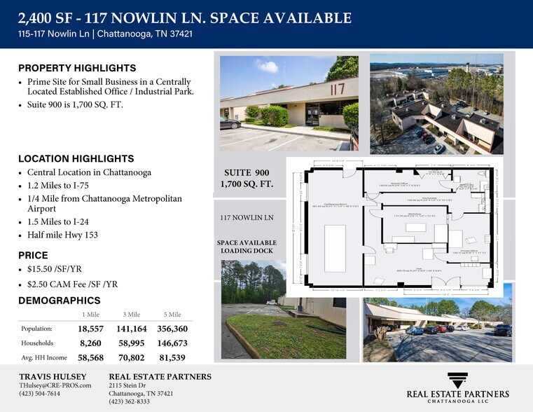 117 Nowlin Ln, Chattanooga, TN à louer - Plan d’étage – Image 3 sur 11