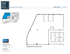 5350 S Roslyn St, Greenwood Village, CO à louer Plan d’étage– Image 1 sur 2