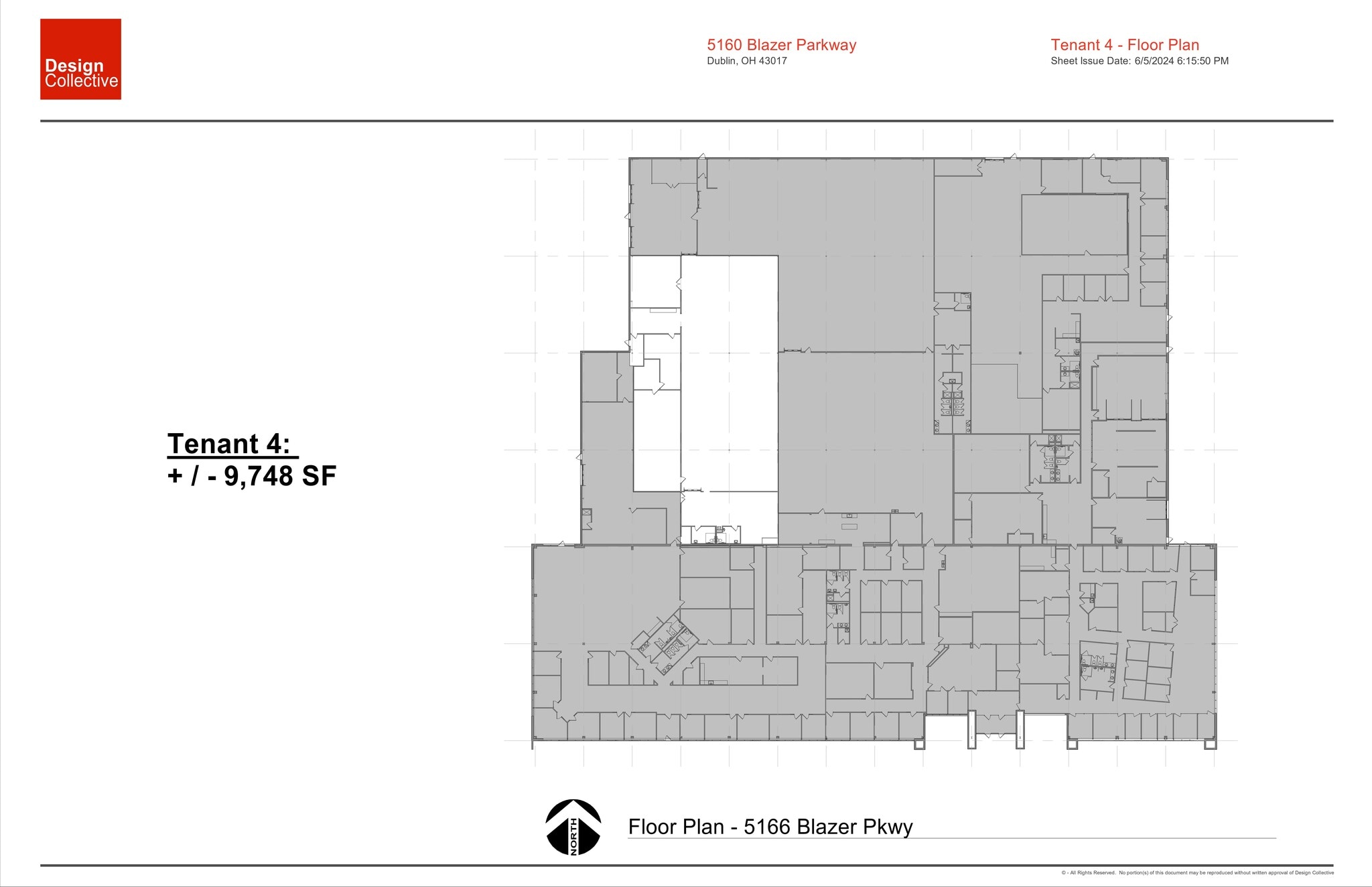 5160-5168 Blazer Pky, Dublin, OH à louer Plan de site– Image 1 sur 1
