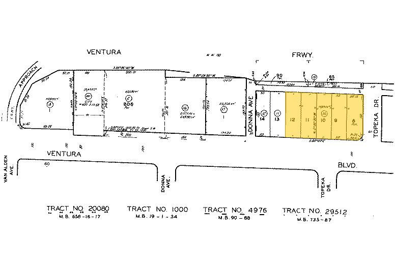 18955-18971 Ventura Blvd, Tarzana, CA à louer - Plan cadastral – Image 2 sur 16