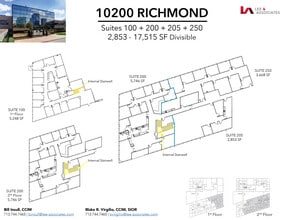 10200 Richmond Ave, Houston, TX à louer Plan d’étage– Image 2 sur 2