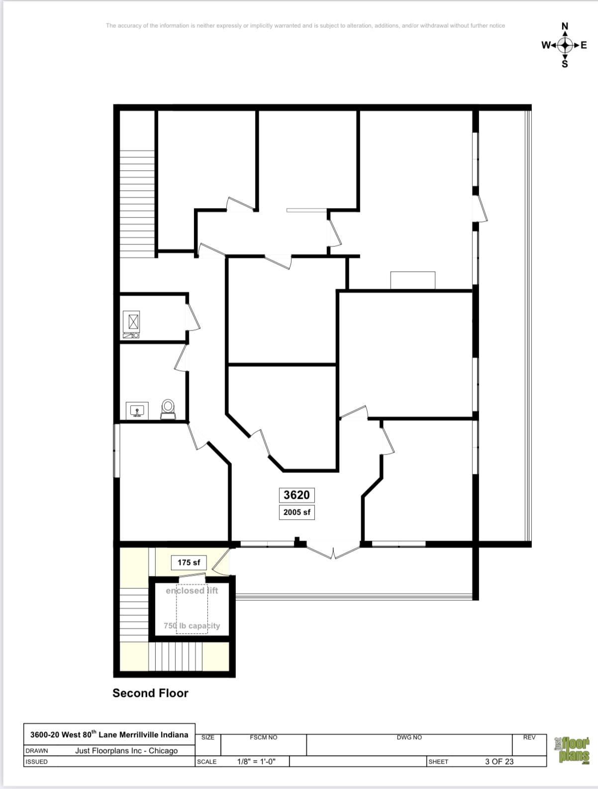 3600-3620 W 80th Ave, Merrillville, IN à louer Plan d’étage– Image 1 sur 2