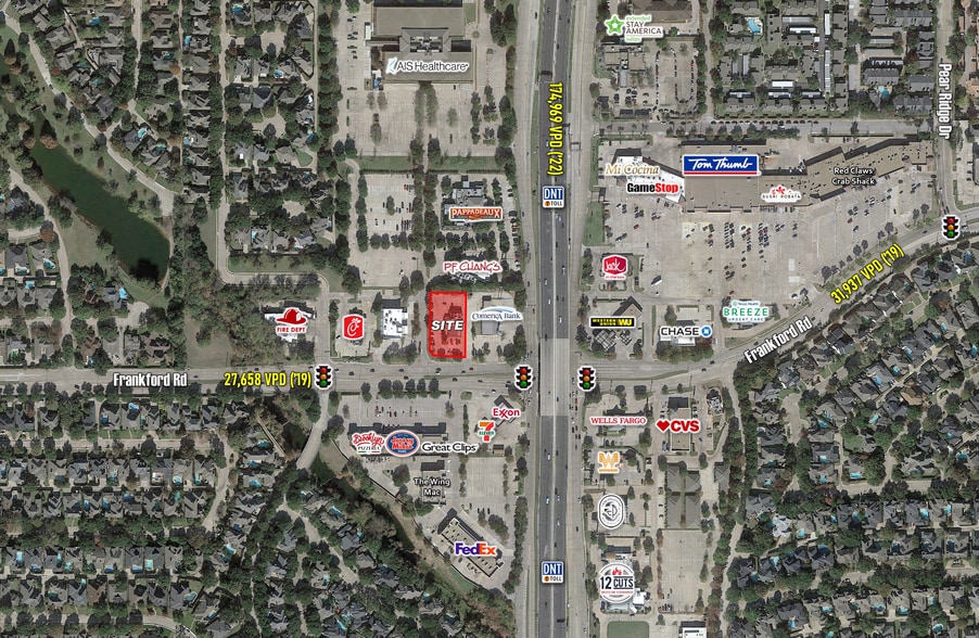 4567 Frankford Rd, Dallas, TX à louer - Aérien – Image 2 sur 4