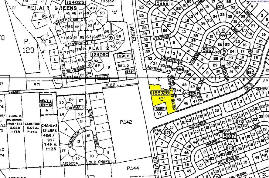 6911 Laurel Bowie Rd, Bowie, MD à louer - Plan cadastral – Image 2 sur 8