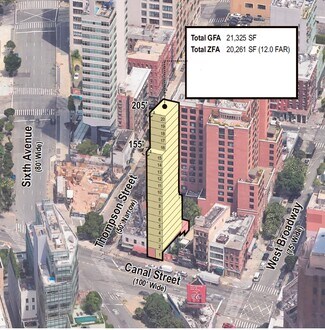 Plus de détails pour 391 Canal St, New York, NY - Terrain à vendre