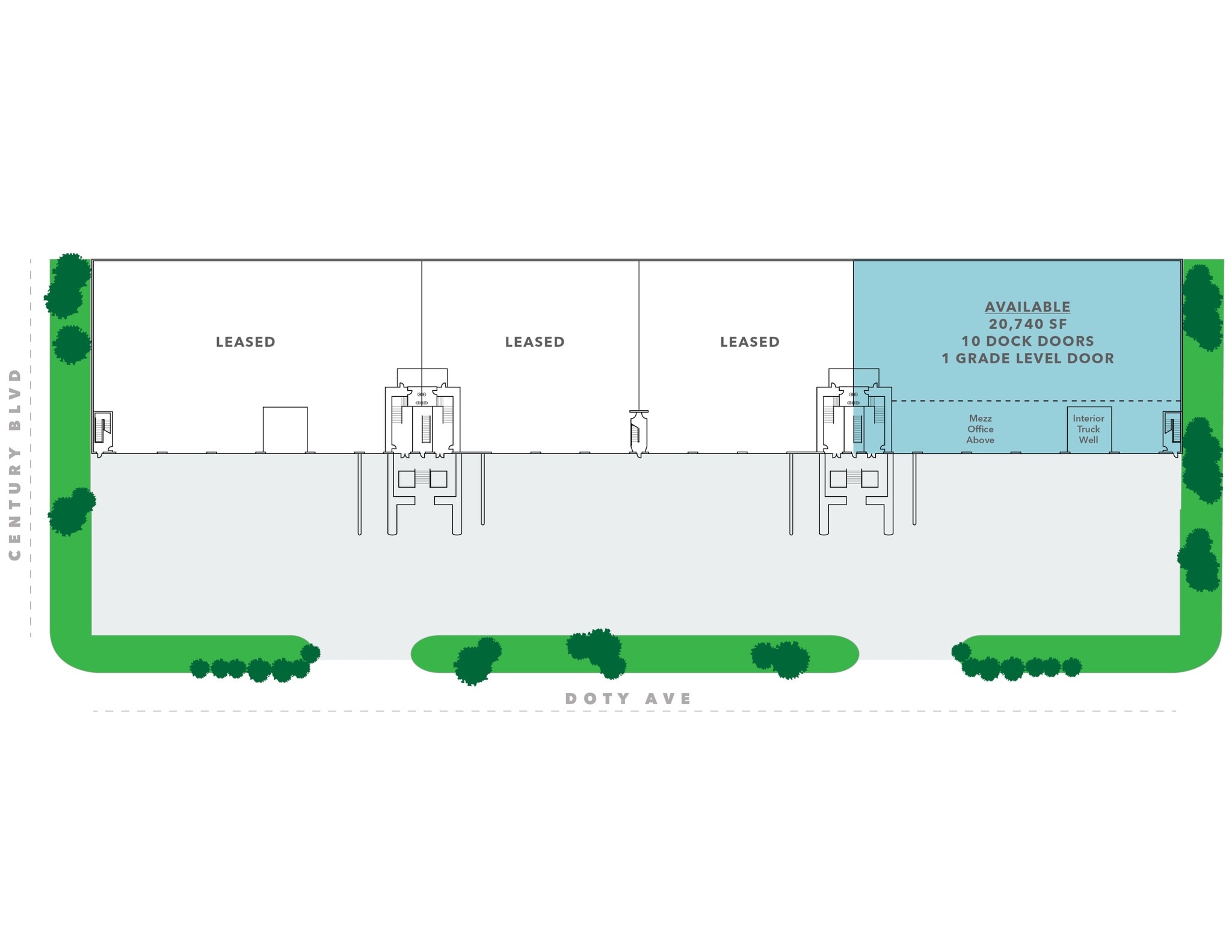 Century Blvd, Inglewood, CA à louer Plan de site– Image 1 sur 1