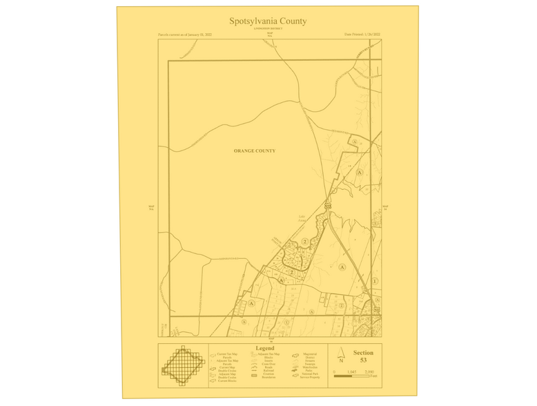 Route 522 @ Monrovia Rd, Orange, VA à vendre - Plan cadastral – Image 3 sur 3