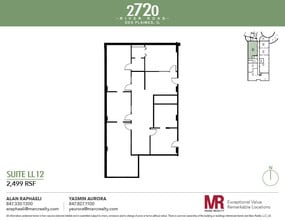 2720 S River Rd, Des Plaines, IL à louer Plan d’étage– Image 1 sur 1