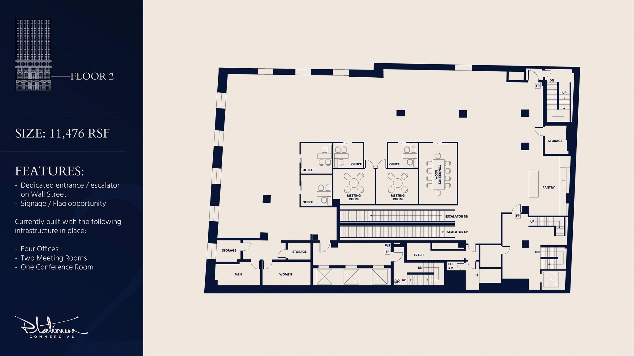 30 Wall St, New York, NY à louer Plan d’étage– Image 1 sur 7
