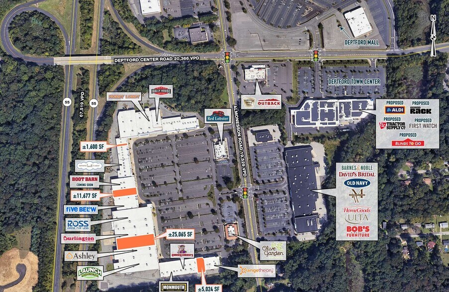 1500 Almonesson Rd, Deptford, NJ à louer - Aérien – Image 2 sur 8