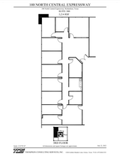 100 N Central Expy, Richardson, TX à louer Plan d’étage– Image 1 sur 1