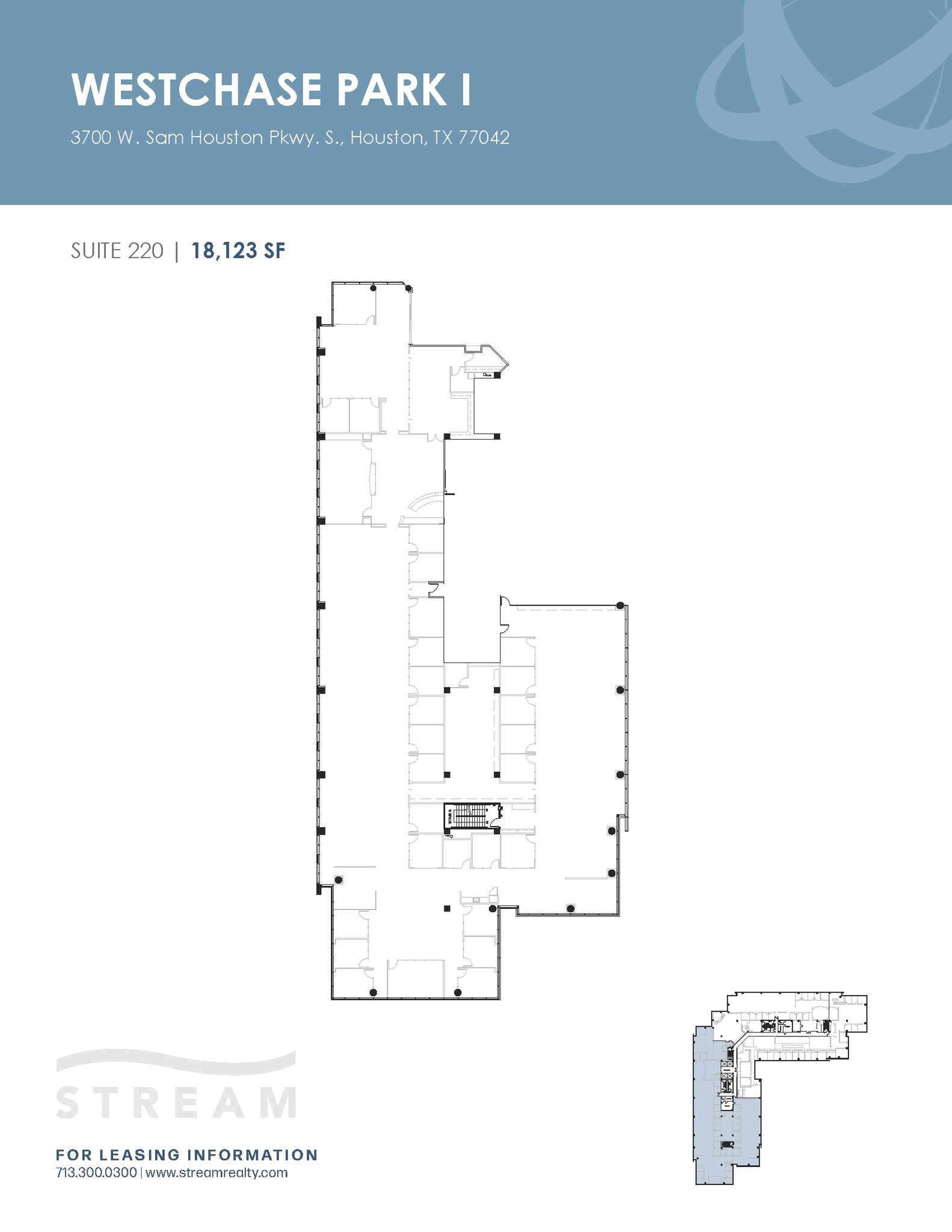 3700 W Sam Houston Pky S, Houston, TX à louer Plan d’étage– Image 1 sur 1