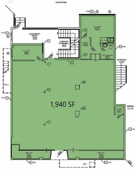 1318-1320 Main St, Cincinnati, OH à louer - Plan d’étage – Image 3 sur 3
