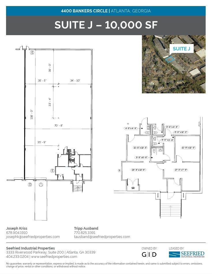 4400 Bankers Cir, Atlanta, GA à louer Plan d’étage– Image 1 sur 1