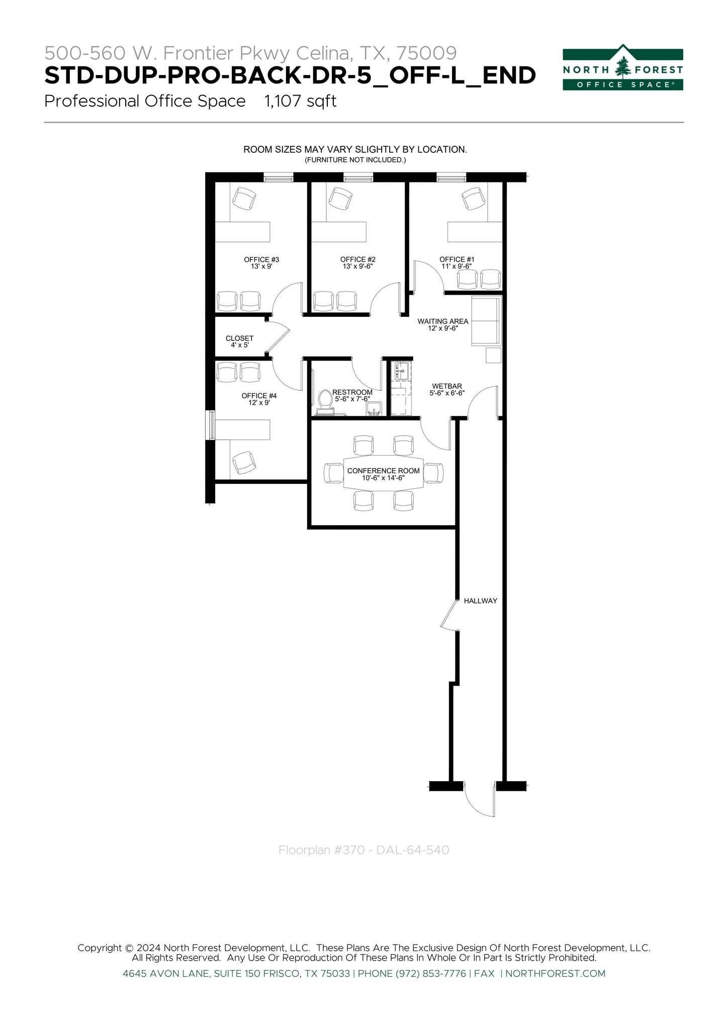 560 W Frontier Pky, Celina, TX à louer Plan de site– Image 1 sur 3