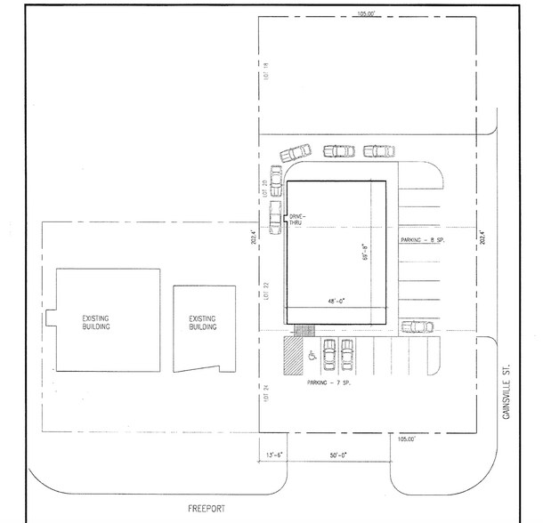 Freeport, Houston, TX à louer - Plan de site – Image 2 sur 4