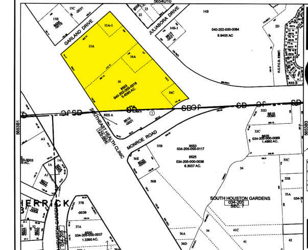 8503 Gulf Fwy, Houston, TX à louer - Plan cadastral – Image 3 sur 9