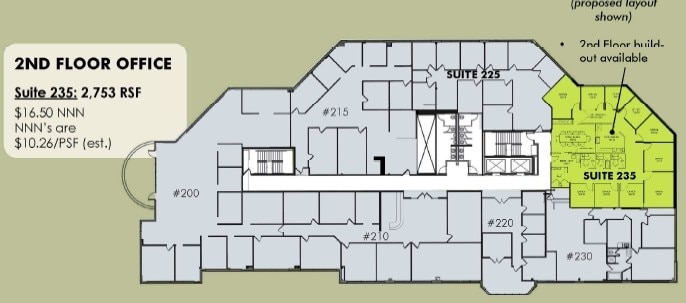 9420-9460 Briar Village Pt, Colorado Springs, CO à louer Plan d’étage– Image 1 sur 1