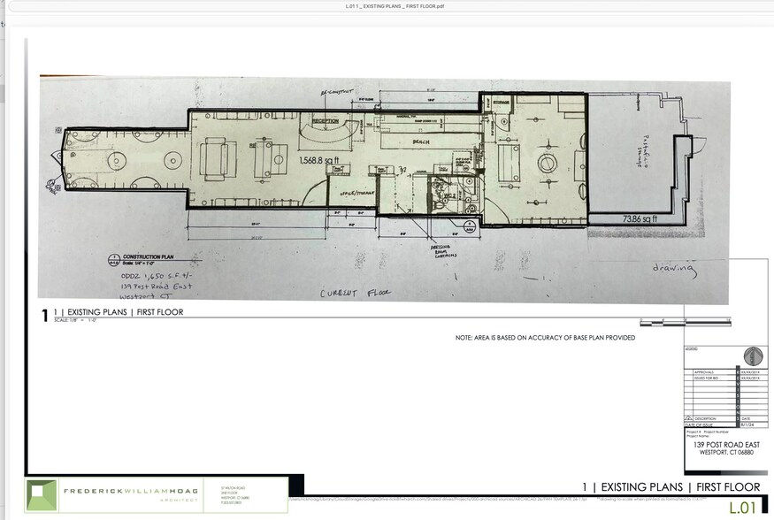 135-141 Post Rd E, Westport, CT à louer - Photo de l’immeuble – Image 2 sur 2