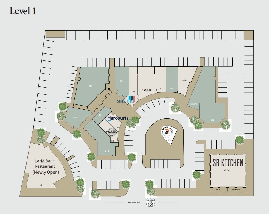437 S Highway 101, Solana Beach, CA à louer Plan d’étage– Image 1 sur 1