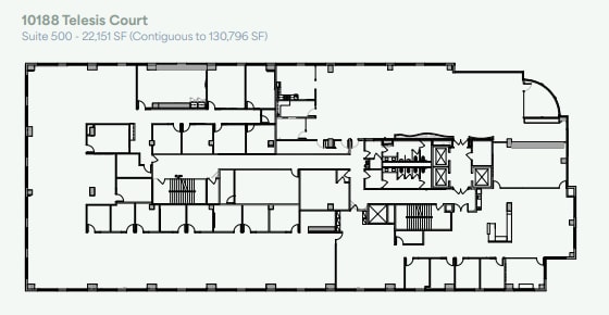 10188 Telesis Ct, San Diego, CA à louer Plan d’étage– Image 1 sur 1