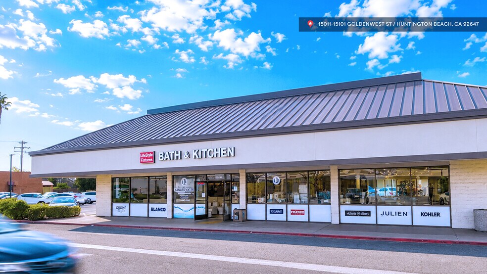 15013-15081 Golden West, Huntington Beach, CA à louer - Photo de l’immeuble – Image 1 sur 5