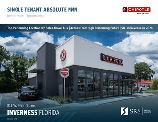 Plus de détails pour 911 W Main St, Inverness, FL - Local commercial à vendre