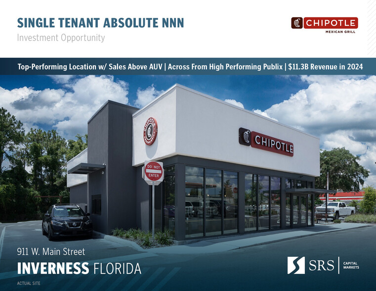 911 W Main St, Inverness, FL à vendre - Photo de l’immeuble – Image 1 sur 9