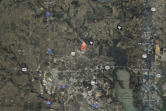0 FM 428, Denton, TX - VUE AÉRIENNE  vue de carte - Image1