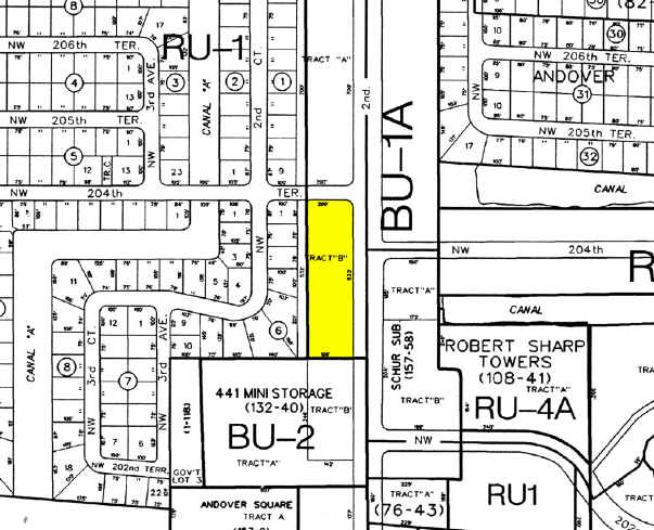 20310-20346 NW 2nd Ave, Miami, FL à louer - Plan cadastral – Image 2 sur 8