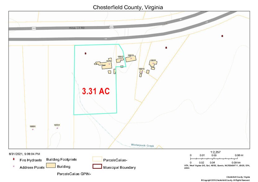 18701 Hull Street Rd, Moseley, VA à vendre - Plan cadastral – Image 3 sur 4
