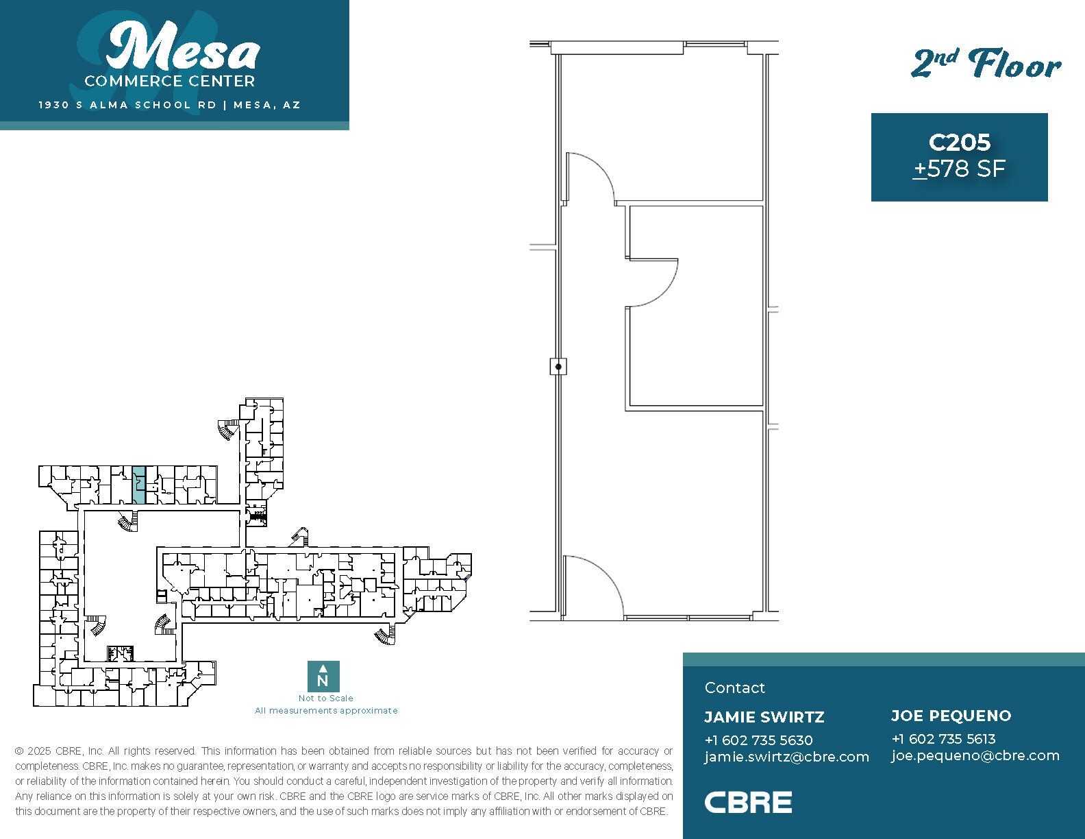1930 S Alma School Rd, Mesa, AZ à louer Plan d’étage– Image 1 sur 2